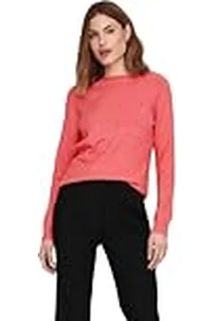 ONLY Dames Onlrica Life L/S trui Knt Noos, /Detail:melange, M