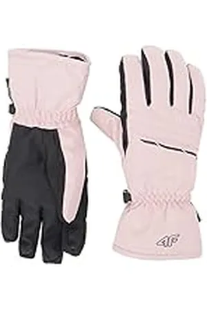 4F SKI handschoenen RED002 jeans, lichtroze, M voor dames, , M
