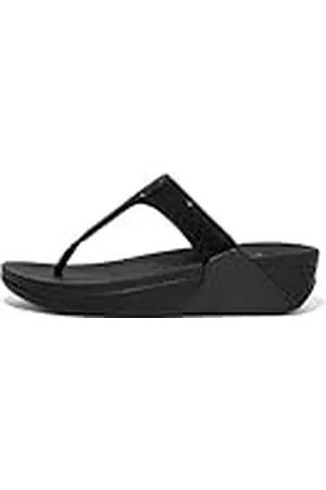 FitFlop Dames Lulu Crystal verfraaid teen post wig sandaal, , 41 EU