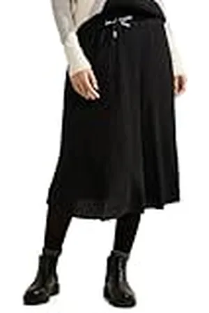 CECIL Midi plissé rok, , S