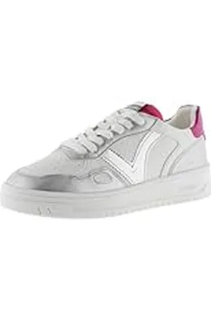 victoria Seúl Leather Effect Low Tennis & Contrast Metallic Pieces 1257120 for Women 37