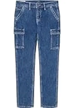 Pepe Jeans Jongens Tapered Jeans Cargo Jr, Jeans, Blauw, 16 Jaar, , 16 jaar