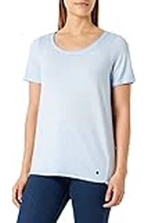 Bugatti Dames W8407-42587 T-shirt korte mouwen, lichtblauw 310, Sandard, , XS