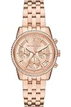 Michael Kors Analoog kwartshorloge voor dames, met roestvrijstalen armband MK7531, goud