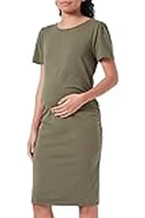 Noppies Maternity damesjurk Bogor korte mouwen jurk, dusty olive -P520, M, , 38