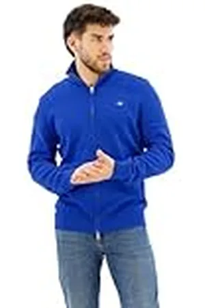 GANT Casual katoenen cardigan met ritssluiting, , XL