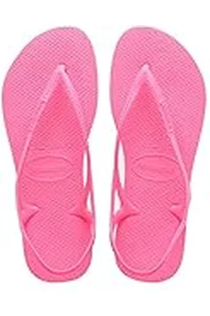 Havaianas Platte damessandaal, strandsandalen, Crystal Rose, 1/2 UK