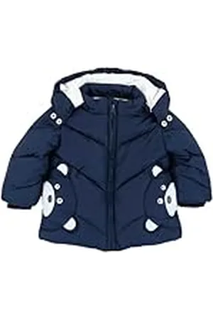chicco Babydonsjack met capuchon, van zachte stof, met moderne en modieuze patronen, machinewasbaar, babykleding 0-24 maanden, ontworpen in Italië, , 1 Maanden
