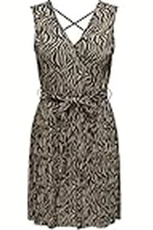 ONLY Dames Onlsafari Life S/L Dress JRS zomerjurk, , M