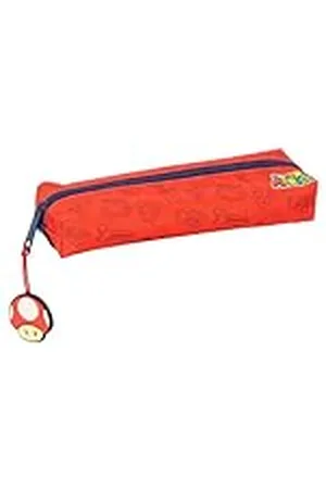 Safta Super Mario Trick Rechthoekig etui voor kinderen, ideaal voor kinderen op schoolleeftijd, comfortabel en veelzijdig, kwaliteit en duurzaamheid, 22 x 7 x 40 cm, , M, Casual
