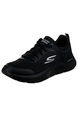 Skechers Heren GO Walk Flex Independent Sneakers, zwart synthetisch/textiel, 6 UK, , 39.5 EU