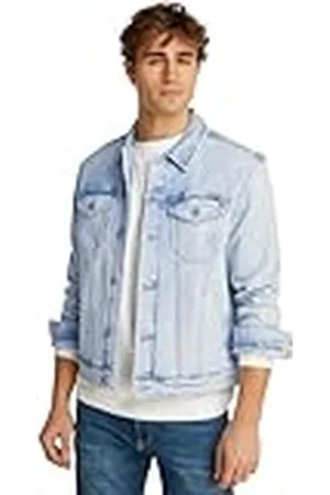 Calvin Klein CK JEANS Heren SLIM DENIM JACKET J30J327590, Denim (Denim Light), XL, , XL