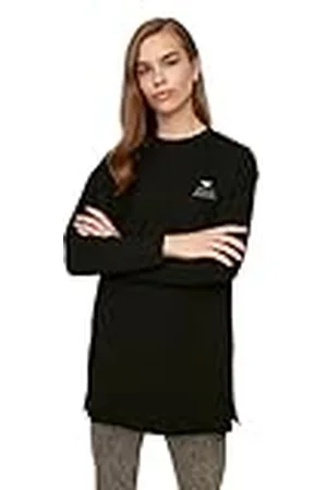 Trendyol Vrouwen bescheiden normale tuniek Ronde hals gebreide bescheiden tunieken, , XL