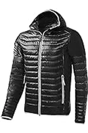 Black Crevice Isolatiejack voor heren, ademende outdoorjas, hoogwaardige functionele herenjas van 100% polyester en warmte-isolerende wattering, water- en winddicht, , M