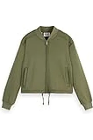 Scotch&Soda Tencel Jersey bombersweatshirt voor dames, , L
