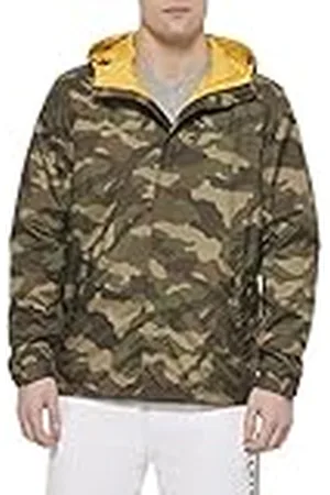 Tommy Hilfiger Waterdichte ademende regenjas met capuchon voor heren, , XXL