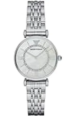Emporio Armani Dames tweehands roestvrijstalen horloge
