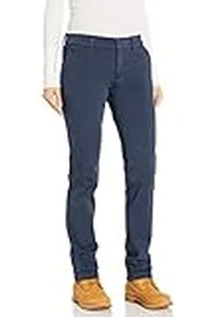 Dickies VF UK Vrouwen perfecte vorm rechte Twill broek werk Utility, marineblauw, 14/32 Regular