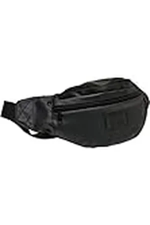 Urban classics Unisex Coated Basic Schoudertas, Black, , Eén Maat
