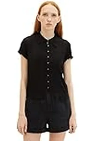 TOM TAILOR Dames crinkle blouse, , XS