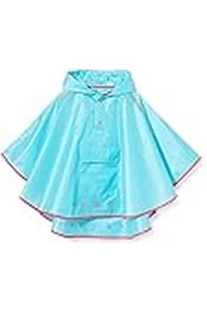 Playshoes Uniseks regenponcho voor kinderen, opvouwbare regenjas, , M