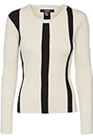 VERO MODA VMGOLD New Rib LS O-Neck Pullover, , L