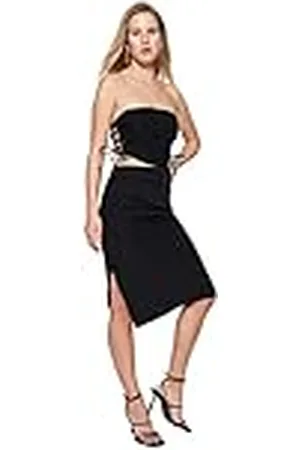 Trendyol Vrouwen Vrouw Potlood Regular Fit Geweven Rok, , 32