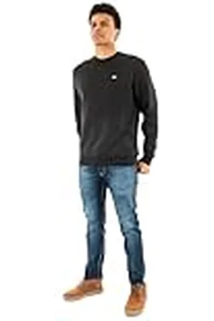 Tommy Hilfiger Heren TJM REG S FLAG FLEECE CREW DM0DM20741BDS004 Pullover Sweatshirt, , L, , L