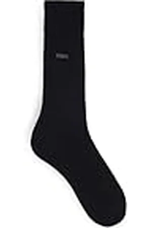 HUGO BOSS Heren George RS Uni MC Middelhoge logo-sokken van Egyptisch katoen met gemerceriseerde afwerking, , 45/46 EU