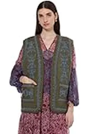 Scotch&Soda Geborduurd Gilet met bloemen, , XL