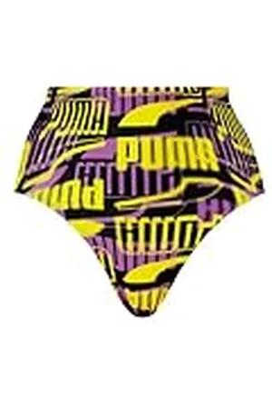 PUMA Swim Women Printed High Waist Brief 1P, , M