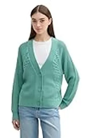 TOM TAILOR Cardigan gebreide jas voor dames, , XL