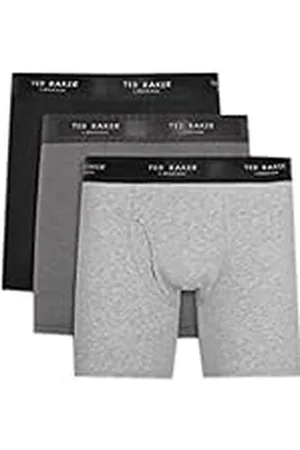 Ted Baker Heren 3-Pack Flexibele Ademende Contour Pouch Katoen Boxer Slips, , S