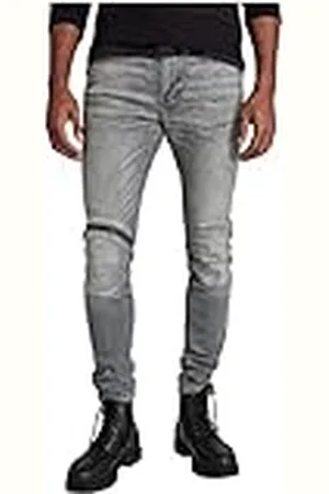G-Star Raw heren skinny jeans 5620 3D Zip Knee Skinny,Zon Faded Glacier Grijs A634-c464,29W / 34L