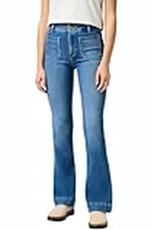 Wrangler Flare Jeans dames, zwart , 26W / 32L