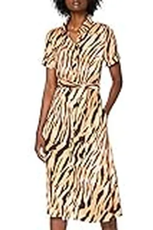one more story Maxi-jurk voor dames met tijgerprint, , 36