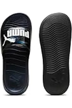 PUMA Unisex Popcat 20 Girlpower Slide Sandaal, Zwart Wit, 39 EU