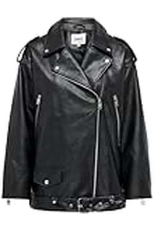 ONLY Onlvera Faux Leath Long Biker OTW Noos Leren jas voor dames, , S