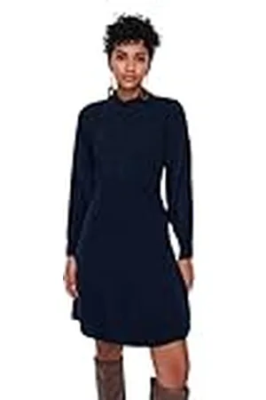 Trendyol Dames Mini Ruche Zoom Regular Knitwear Jurk, , S