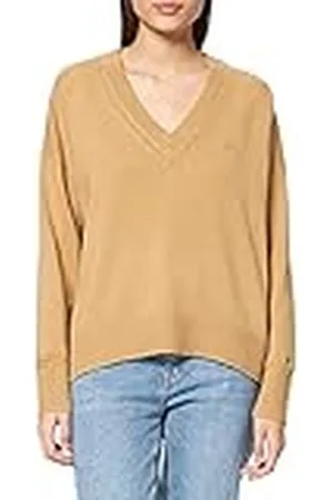 Tommy Hilfiger Dames Wolmix V-nk Sweater, , XL