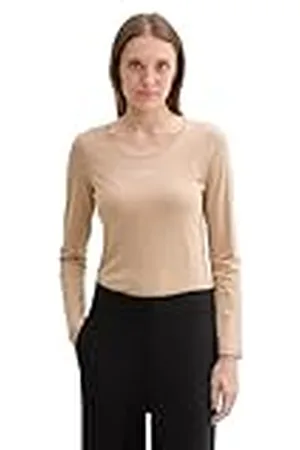 TOM TAILOR T-shirt met lange mouwen voor dames, , L