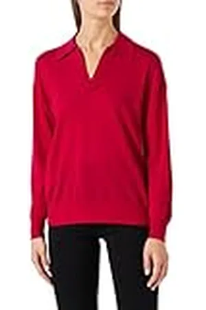 G-Star RAW Gebreid poloshirt voor dames, rood (Cerise D21966-b692-d305), S