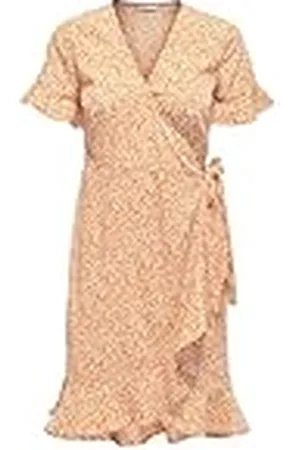 ONLY Dames Onlolivia S/S Wrap Dress WVN Noos Jurk, , 38