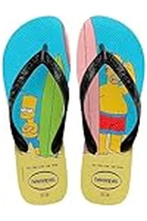 Havaianas Simpsons unisex slippers voor volwassenen | Kleur: Blauw/Zwart | Maat: 5 VK