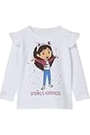 NAME IT Nmfnessie Gabby Ls Nreg Top Box Sky shirt met lange mouwen voor meisjes, , 92