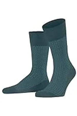 Falke Heren Sokken Uptown Tie M SO Katoen Gedessineerd 1 Paar, , 41-42
