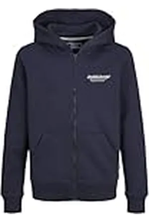 JACK & JONES JACK&JONES JUNIOR Jorlakewood Sweat Zip Bf Jnr Sweatshirtjack voor jongens, , 128 cm