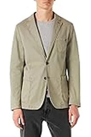 Camel Active Heren 444385/7581 Blazer voor vrije tijd, kaki, 52