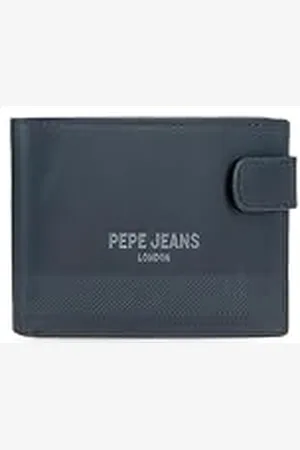 Pepe Jeans Joumma Bags Diepe horizontale portemonnee met kliksluiting, , 11 x 8,5 x 1 cm, leer, , Eén maat, Horizontale portemonnee met kliksluiting