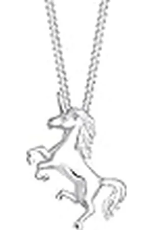 Elli Halsketting Dames Eenhoorn Magie in 925 Sterling Rose Goud Geplateerd